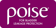 Kimberly Clark's Poise logo for bladder leakage protection