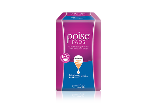 Poise pads extra long packshot
